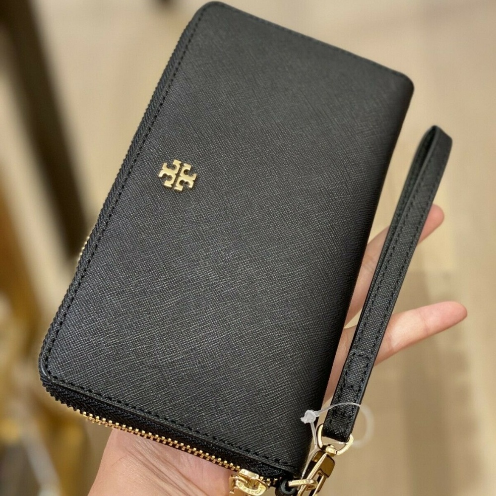 Tory Burch Phone Case Emerson Zip Passport Wallet - Picture 1 of 4